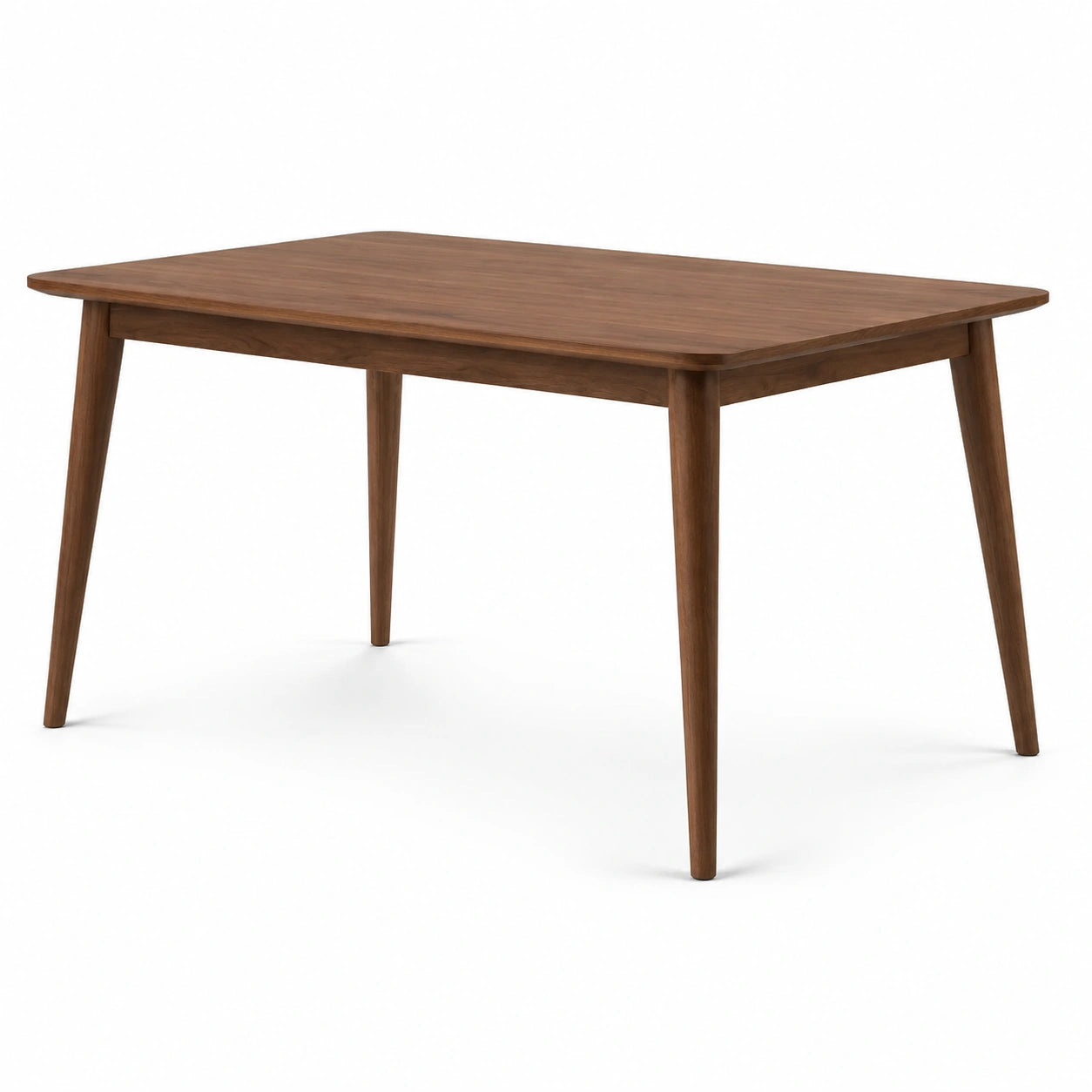 Table rectangulaire en bois noyer 120x75x74 cm